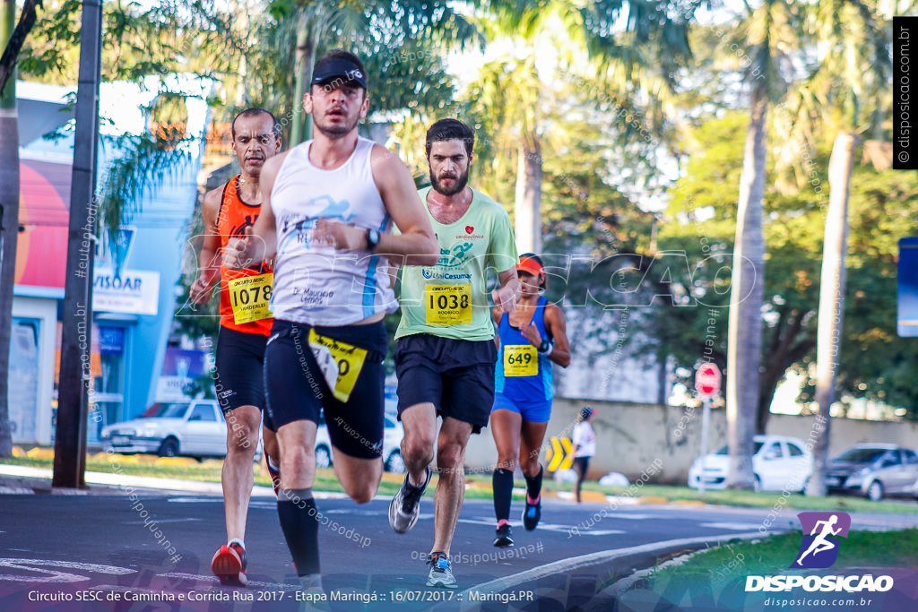 Circuito SESC de Caminhada e Corrida de Rua 2017 - Maringá