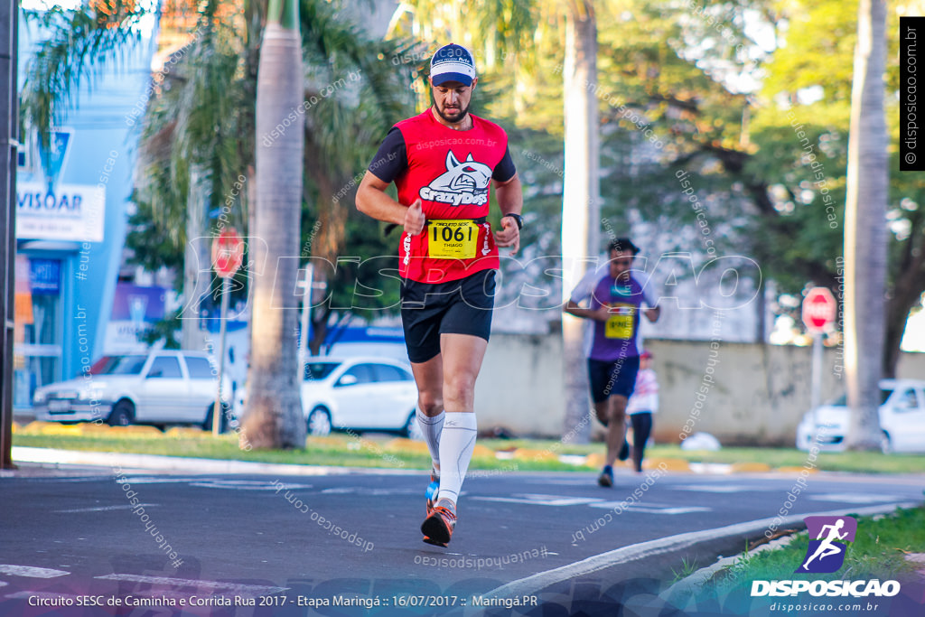 Circuito SESC de Caminhada e Corrida de Rua 2017 - Maringá