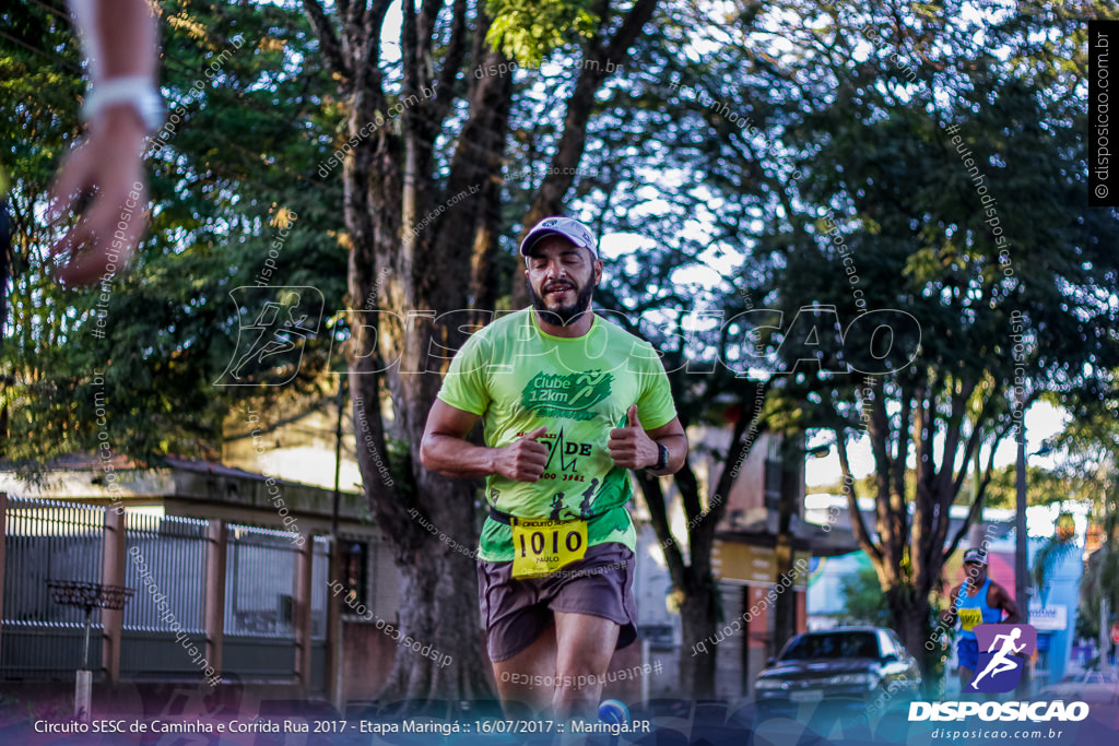 Circuito SESC de Caminhada e Corrida de Rua 2017 - Maringá