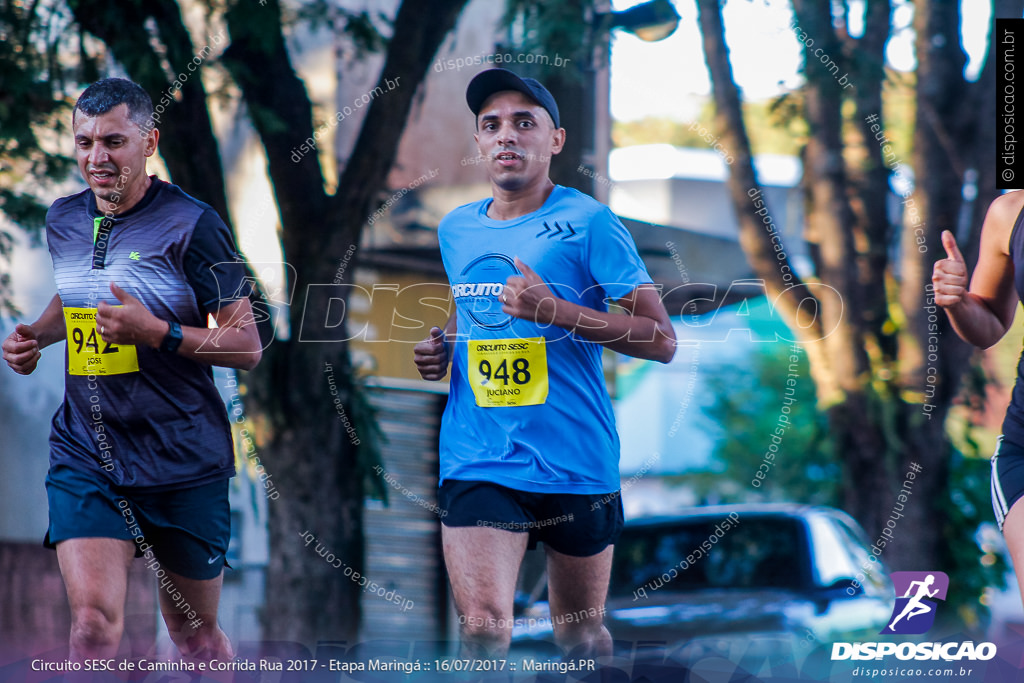 Circuito SESC de Caminhada e Corrida de Rua 2017 - Maringá