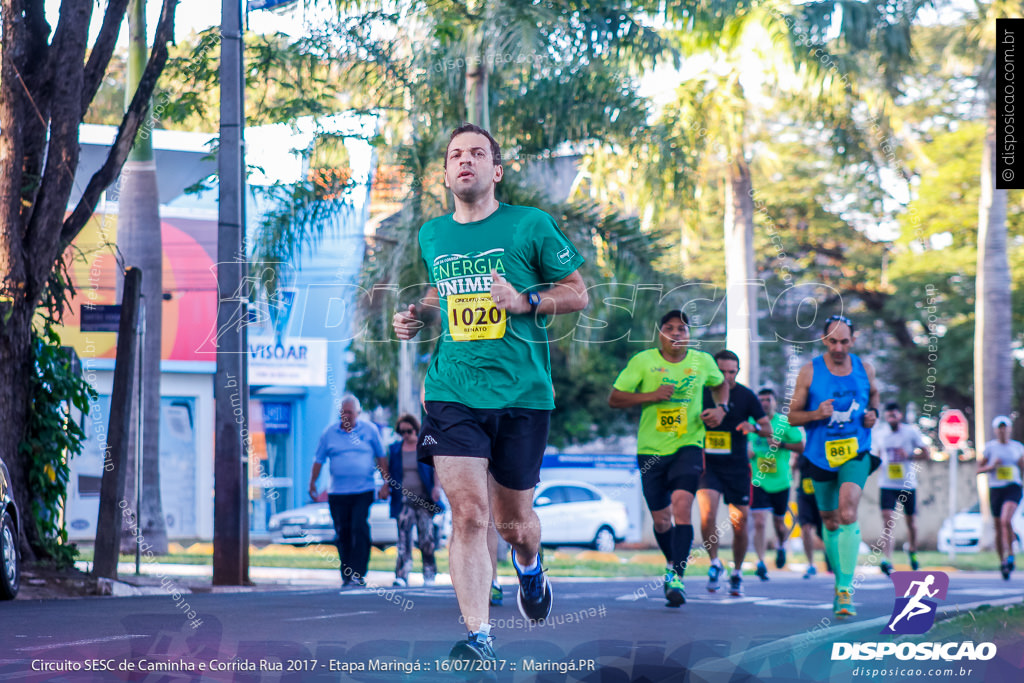 Circuito SESC de Caminhada e Corrida de Rua 2017 - Maringá