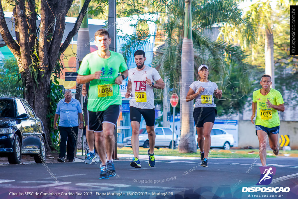 Circuito SESC de Caminhada e Corrida de Rua 2017 - Maringá