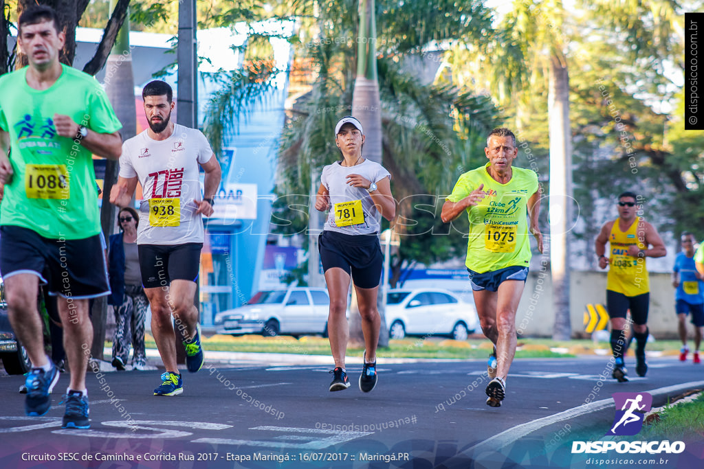 Circuito SESC de Caminhada e Corrida de Rua 2017 - Maringá