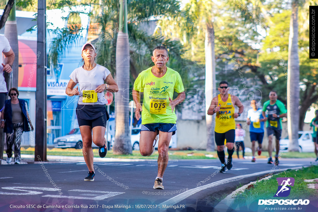 Circuito SESC de Caminhada e Corrida de Rua 2017 - Maringá