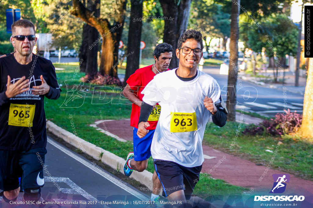 Circuito SESC de Caminhada e Corrida de Rua 2017 - Maringá