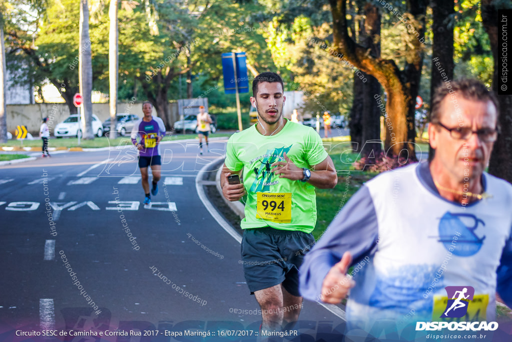 Circuito SESC de Caminhada e Corrida de Rua 2017 - Maringá