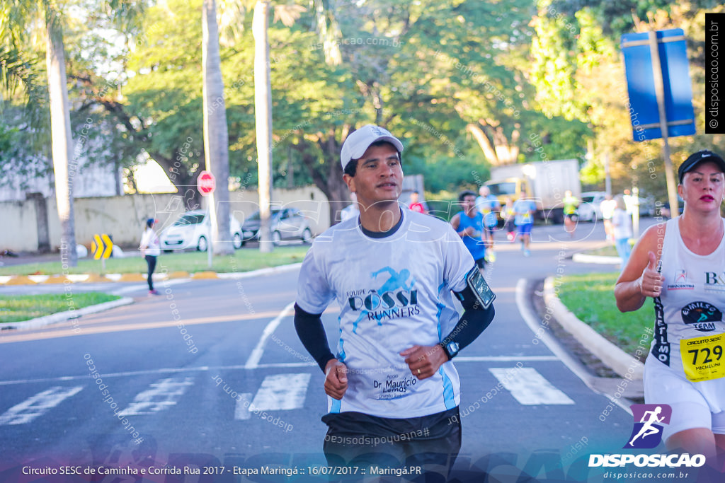 Circuito SESC de Caminhada e Corrida de Rua 2017 - Maringá