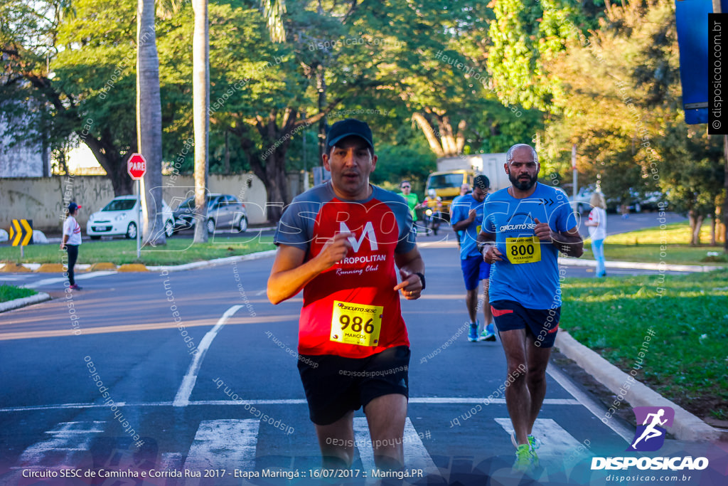 Circuito SESC de Caminhada e Corrida de Rua 2017 - Maringá