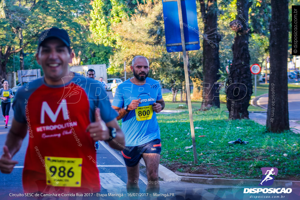 Circuito SESC de Caminhada e Corrida de Rua 2017 - Maringá