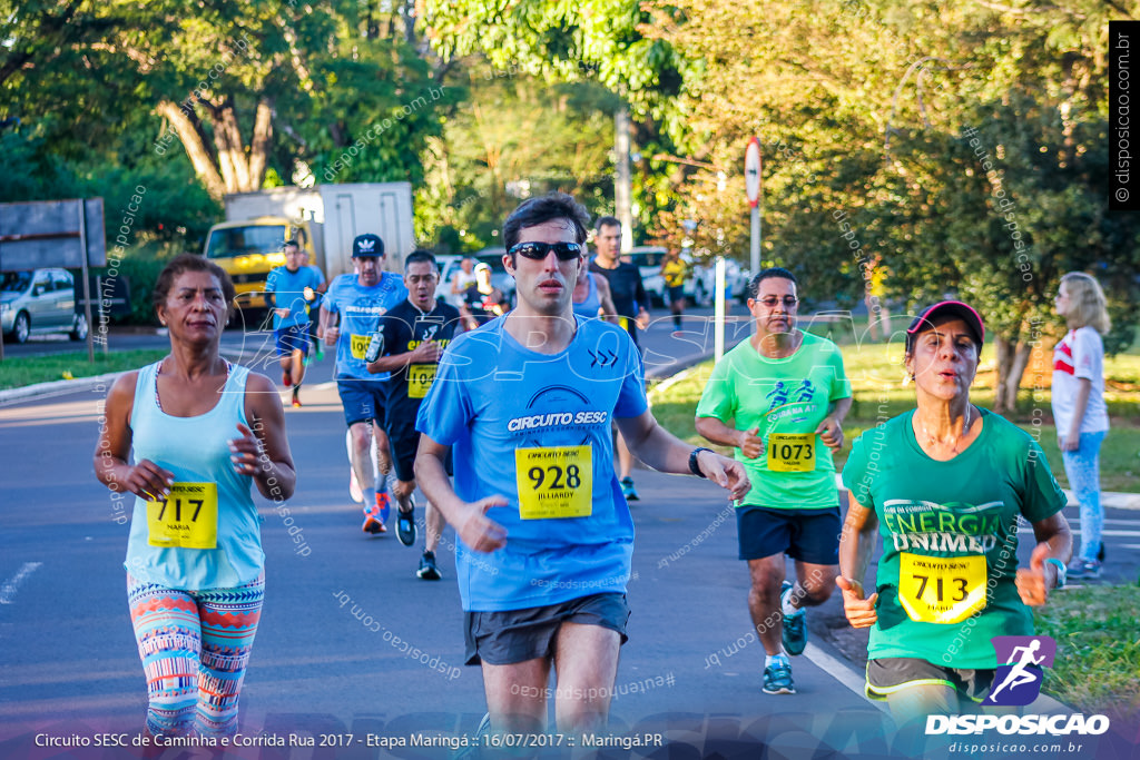 Circuito SESC de Caminhada e Corrida de Rua 2017 - Maringá