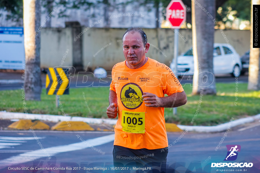 Circuito SESC de Caminhada e Corrida de Rua 2017 - Maringá