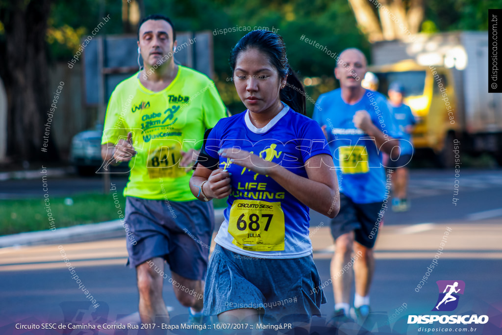 Circuito SESC de Caminhada e Corrida de Rua 2017 - Maringá