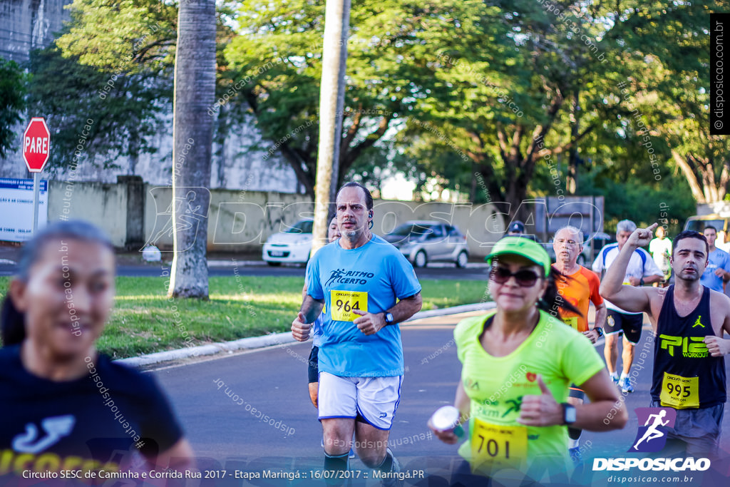 Circuito SESC de Caminhada e Corrida de Rua 2017 - Maringá