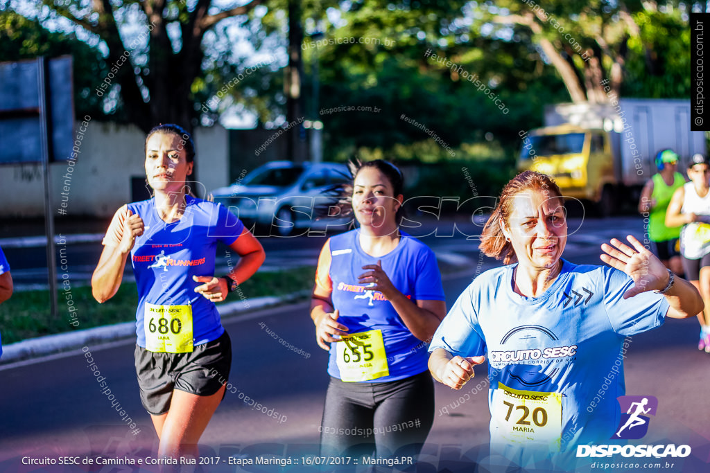 Circuito SESC de Caminhada e Corrida de Rua 2017 - Maringá