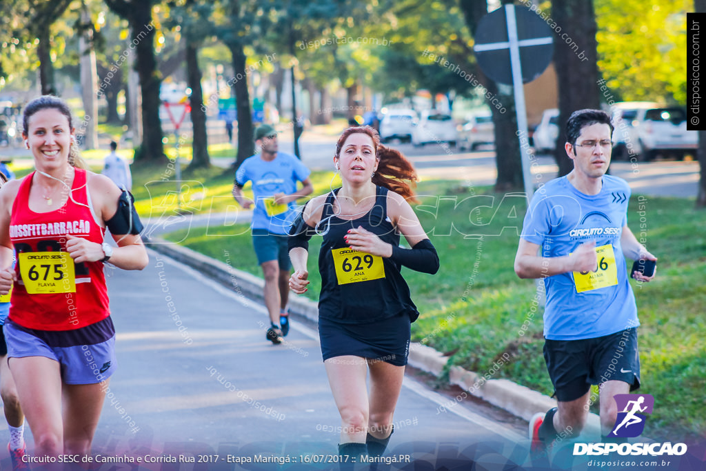 Circuito SESC de Caminhada e Corrida de Rua 2017 - Maringá