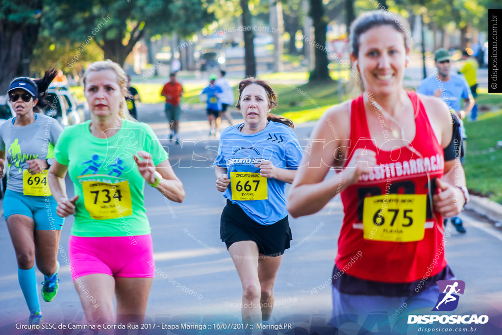 Circuito SESC de Caminhada e Corrida de Rua 2017 - Maringá