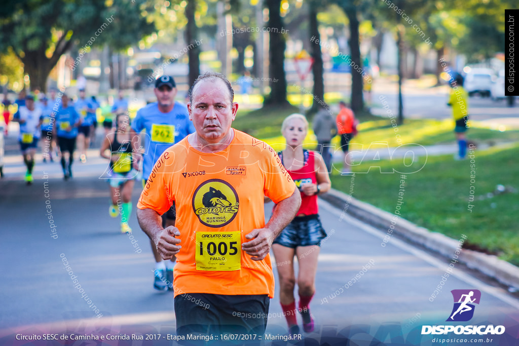 Circuito SESC de Caminhada e Corrida de Rua 2017 - Maringá