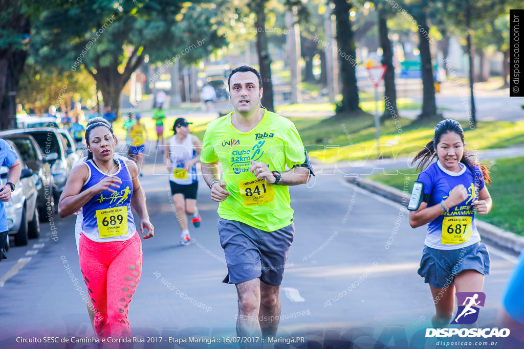 Circuito SESC de Caminhada e Corrida de Rua 2017 - Maringá