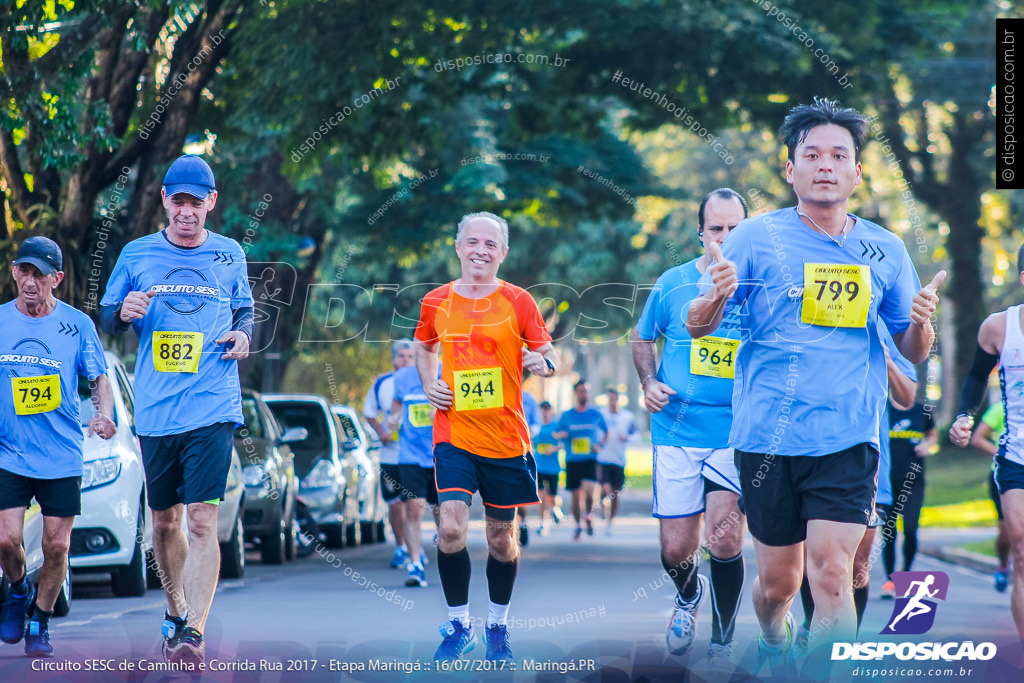 Circuito SESC de Caminhada e Corrida de Rua 2017 - Maringá