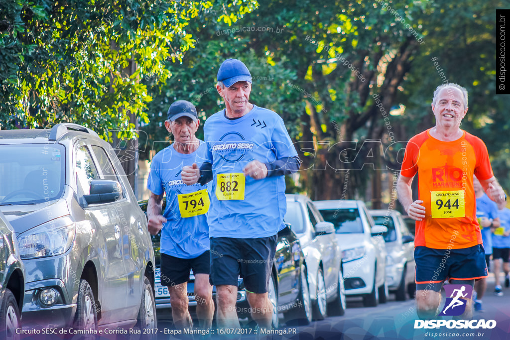 Circuito SESC de Caminhada e Corrida de Rua 2017 - Maringá