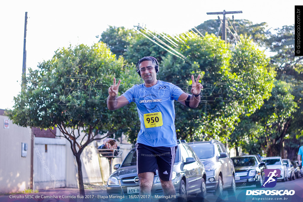 Circuito SESC de Caminhada e Corrida de Rua 2017 - Maringá