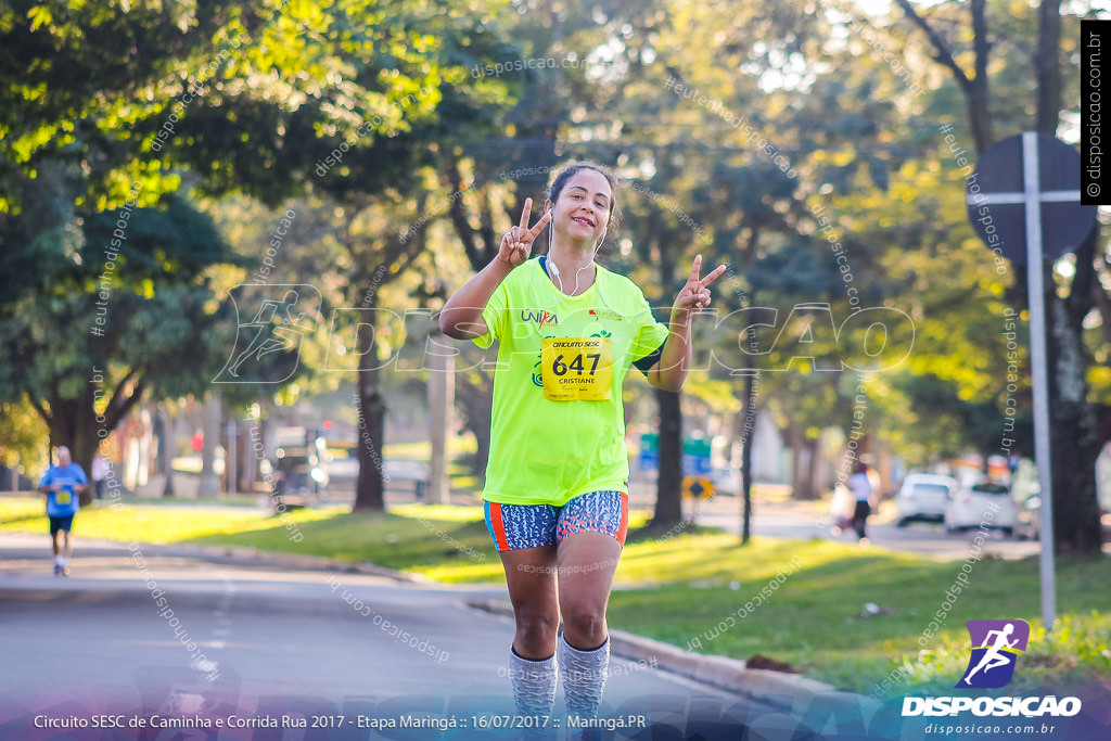 Circuito SESC de Caminhada e Corrida de Rua 2017 - Maringá