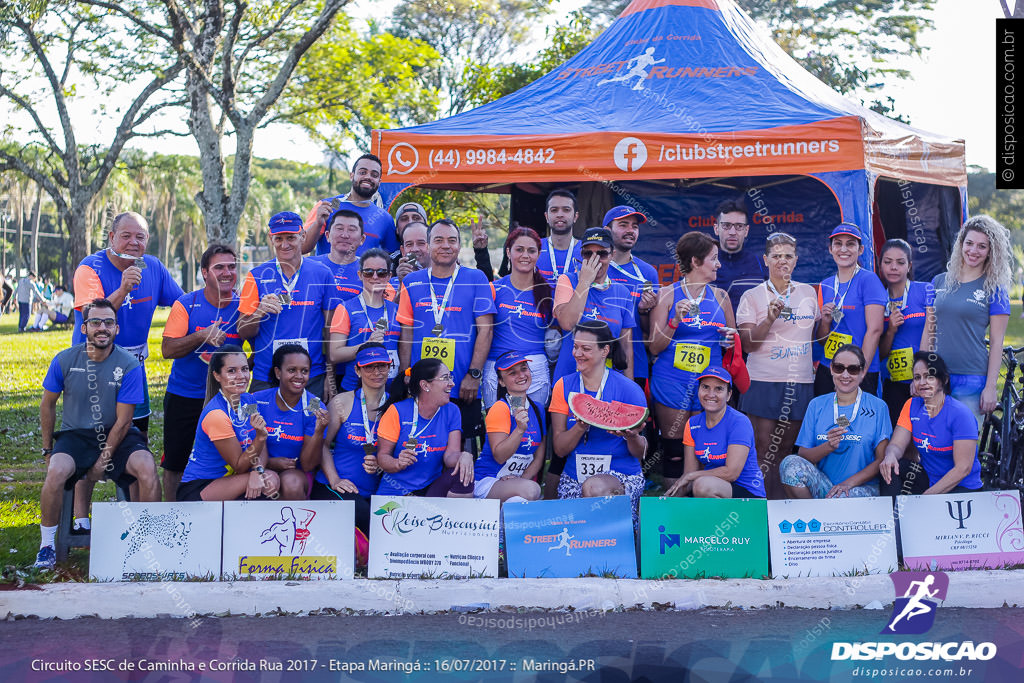 Circuito SESC de Caminhada e Corrida de Rua 2017 - Maringá