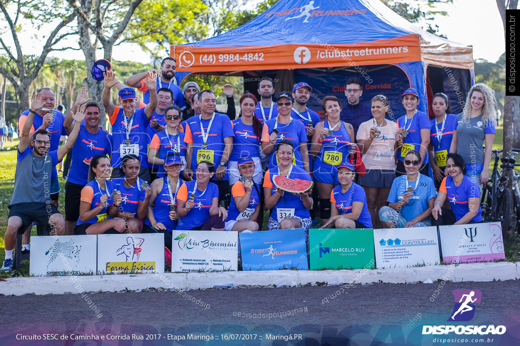 Circuito SESC de Caminhada e Corrida de Rua 2017 - Maringá