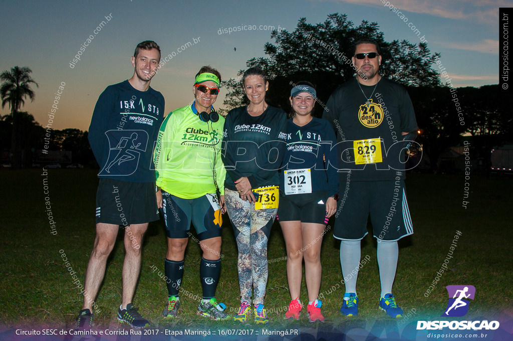 Circuito SESC de Caminhada e Corrida de Rua 2017 - Maringá