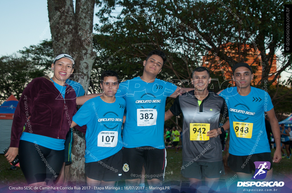 Circuito SESC de Caminhada e Corrida de Rua 2017 - Maringá