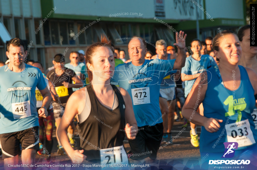 Circuito SESC de Caminhada e Corrida de Rua 2017 - Maringá