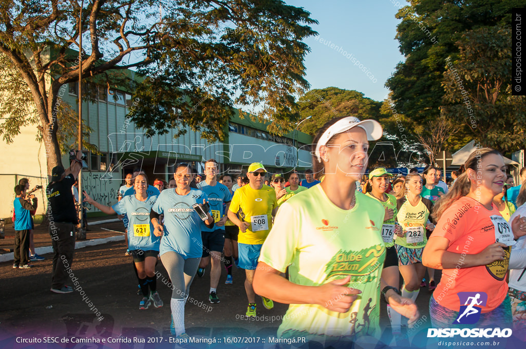 Circuito SESC de Caminhada e Corrida de Rua 2017 - Maringá