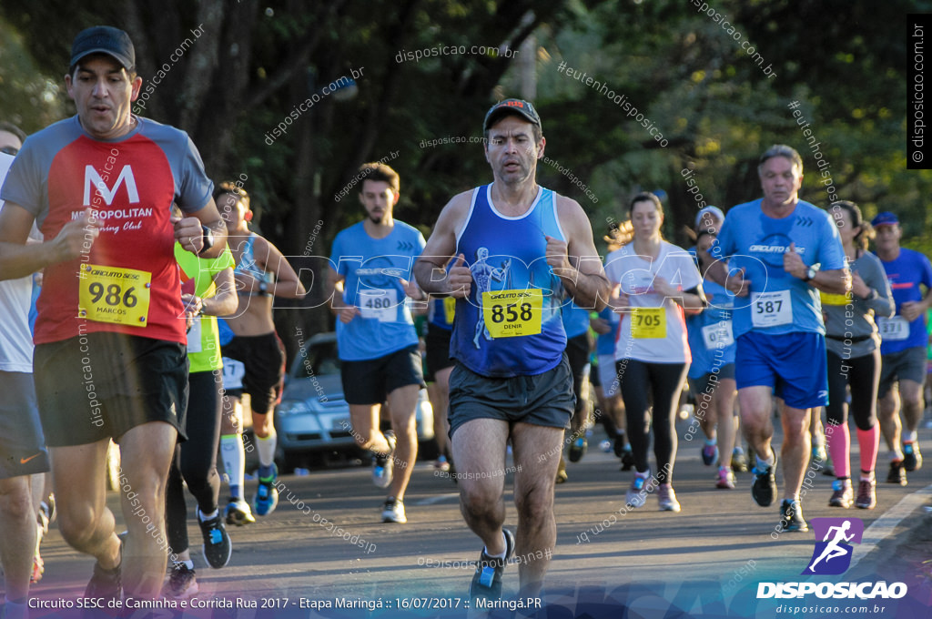 Circuito SESC de Caminhada e Corrida de Rua 2017 - Maringá