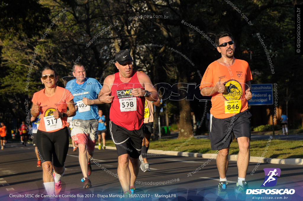 Circuito SESC de Caminhada e Corrida de Rua 2017 - Maringá