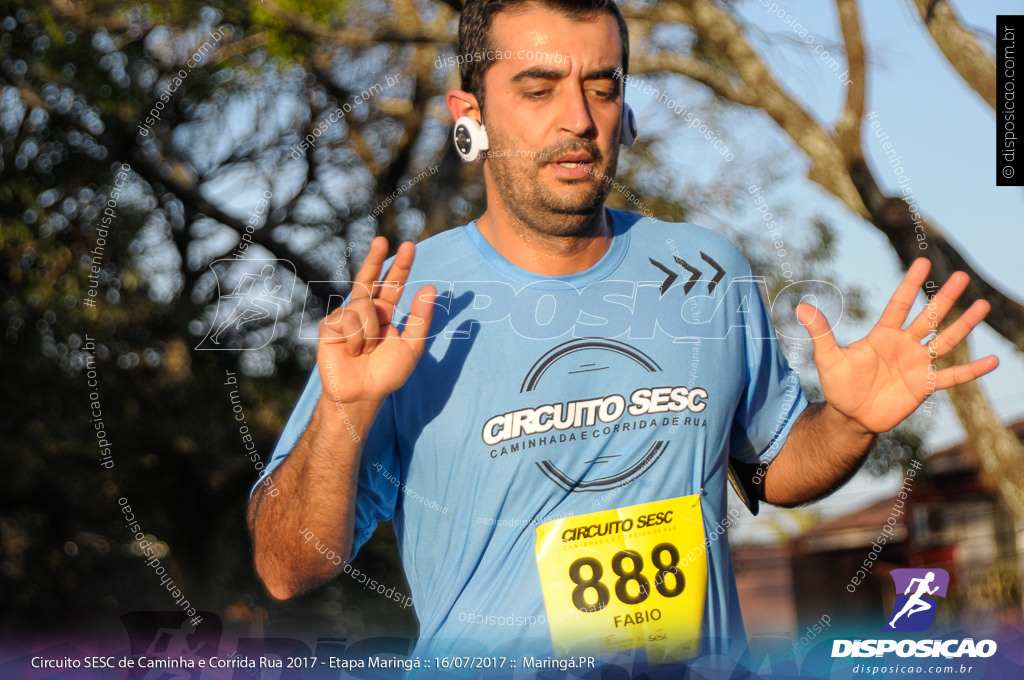 Circuito SESC de Caminhada e Corrida de Rua 2017 - Maringá