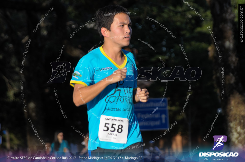 Circuito SESC de Caminhada e Corrida de Rua 2017 - Maringá