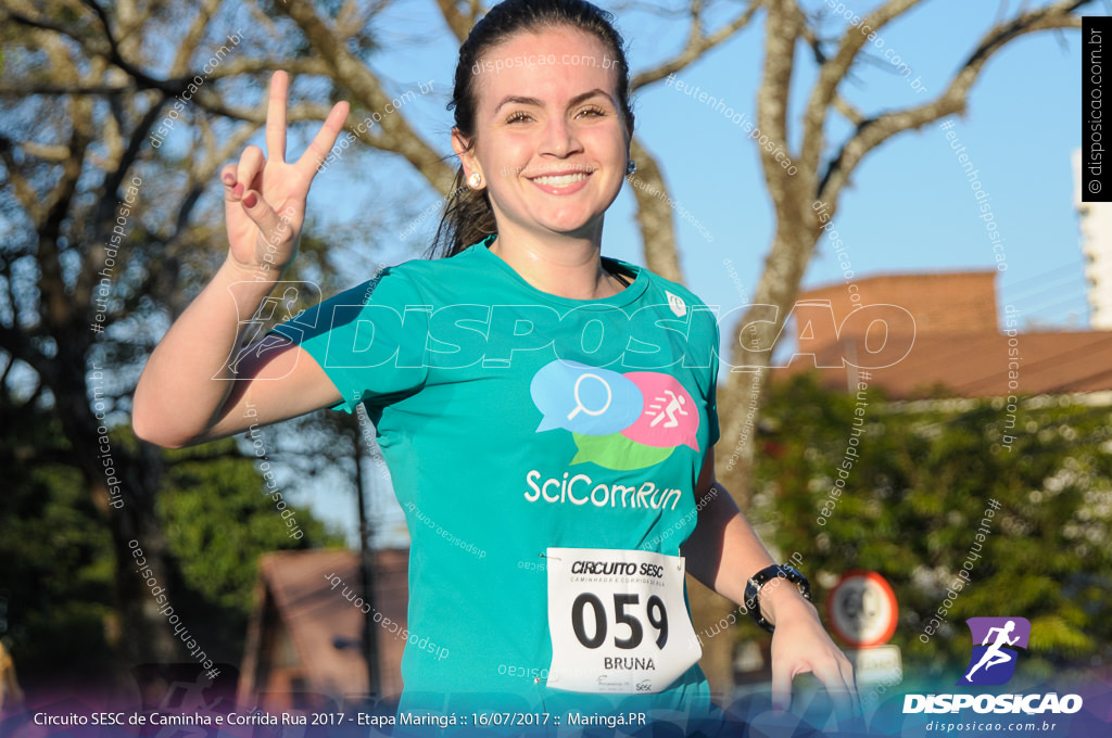 Circuito SESC de Caminhada e Corrida de Rua 2017 - Maringá