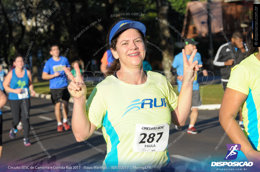 Circuito SESC de Caminhada e Corrida de Rua 2017 - Maringá