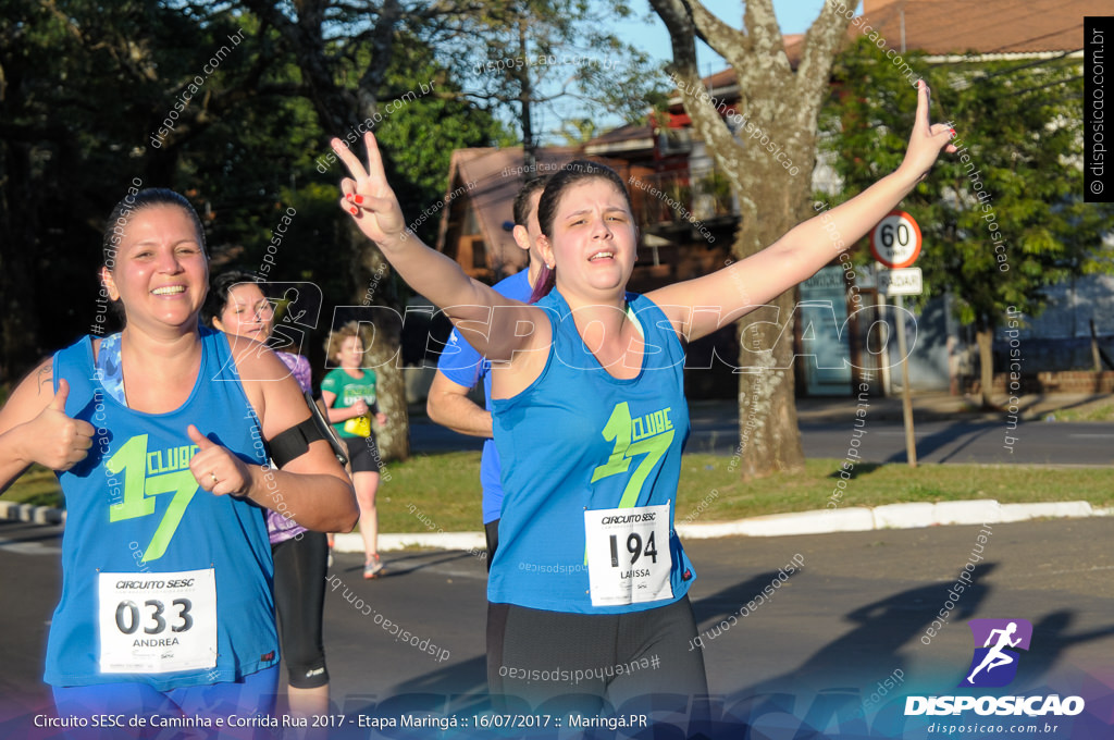 Circuito SESC de Caminhada e Corrida de Rua 2017 - Maringá