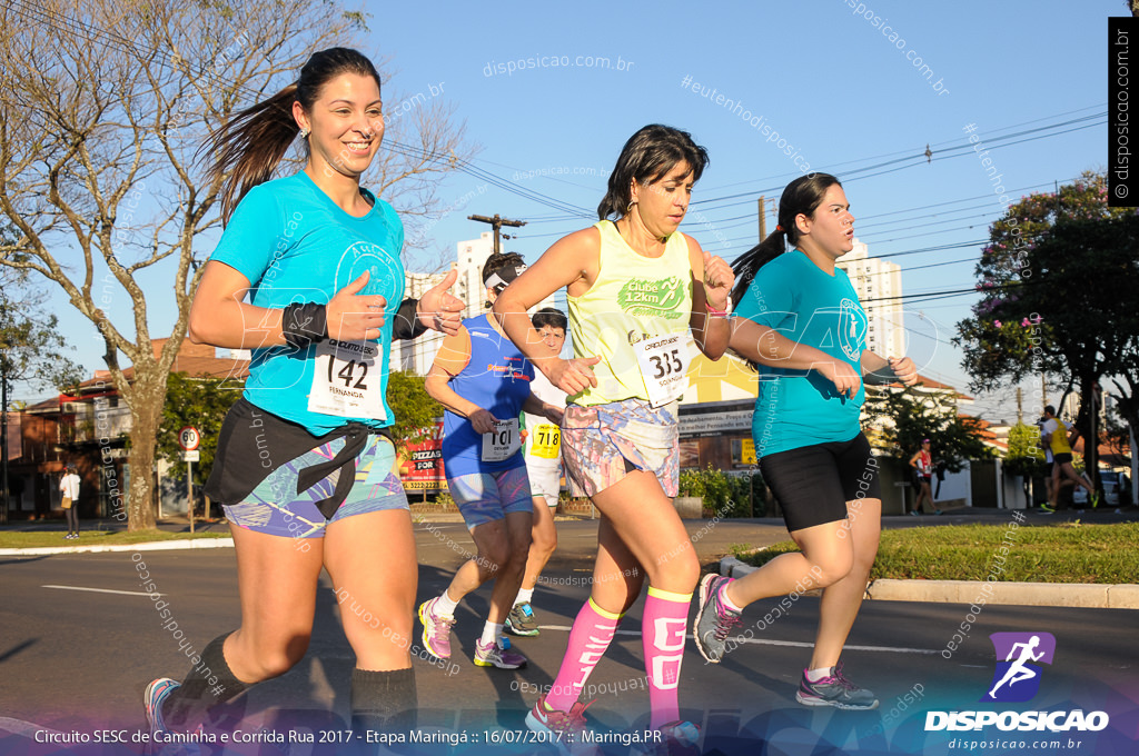 Circuito SESC de Caminhada e Corrida de Rua 2017 - Maringá