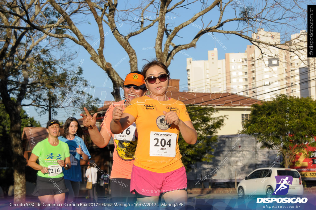 Circuito SESC de Caminhada e Corrida de Rua 2017 - Maringá