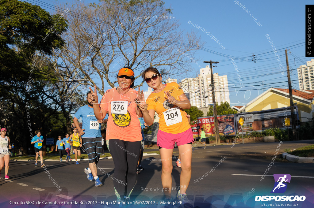 Circuito SESC de Caminhada e Corrida de Rua 2017 - Maringá