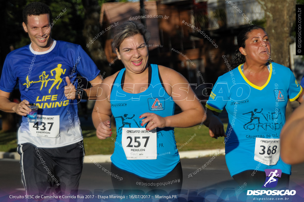 Circuito SESC de Caminhada e Corrida de Rua 2017 - Maringá