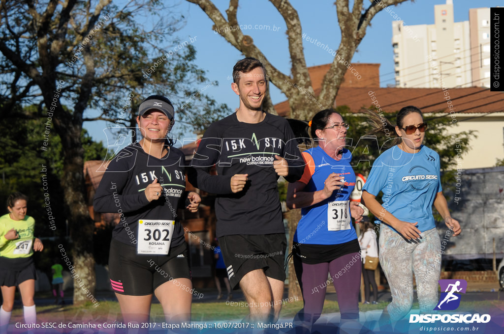 Circuito SESC de Caminhada e Corrida de Rua 2017 - Maringá