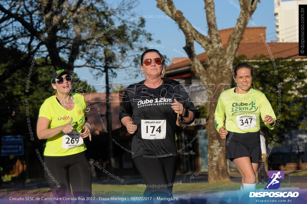 Circuito SESC de Caminhada e Corrida de Rua 2017 - Maringá