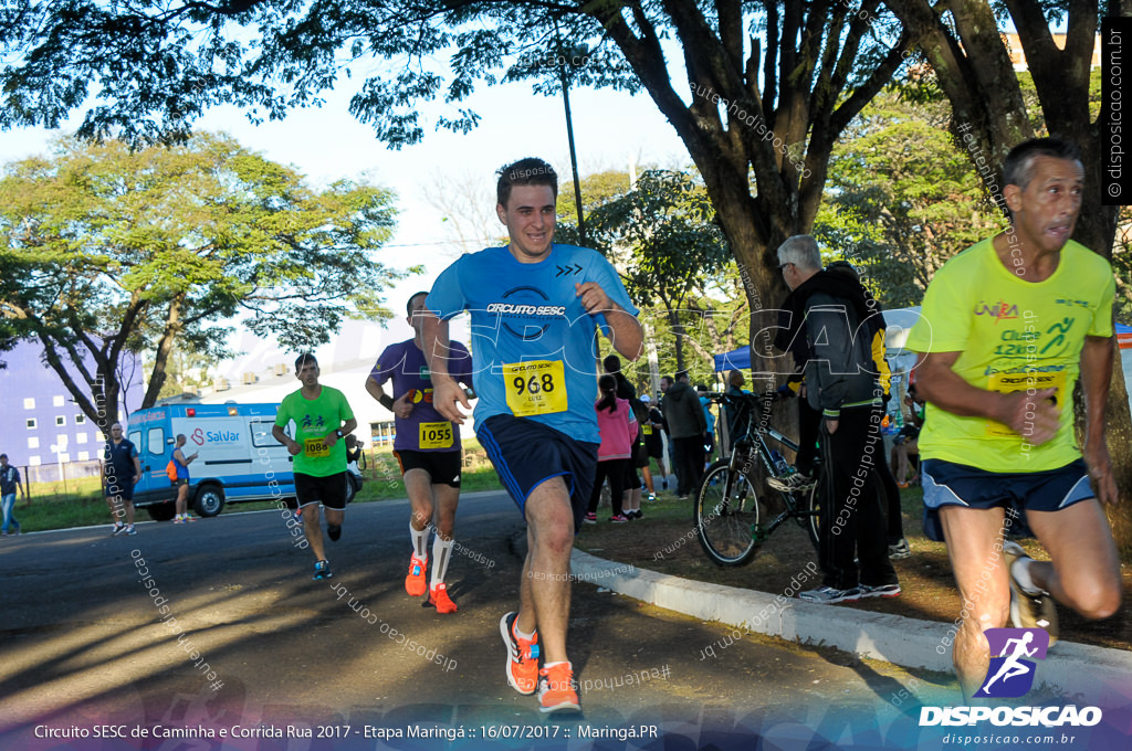 Circuito SESC de Caminhada e Corrida de Rua 2017 - Maringá