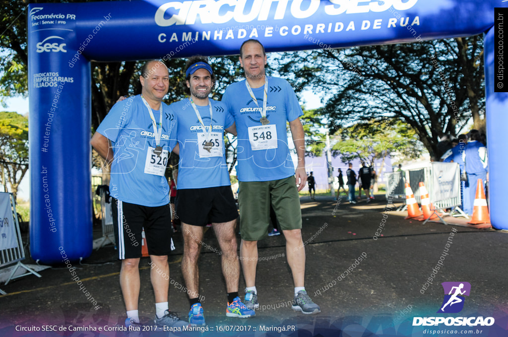 Circuito SESC de Caminhada e Corrida de Rua 2017 - Maringá