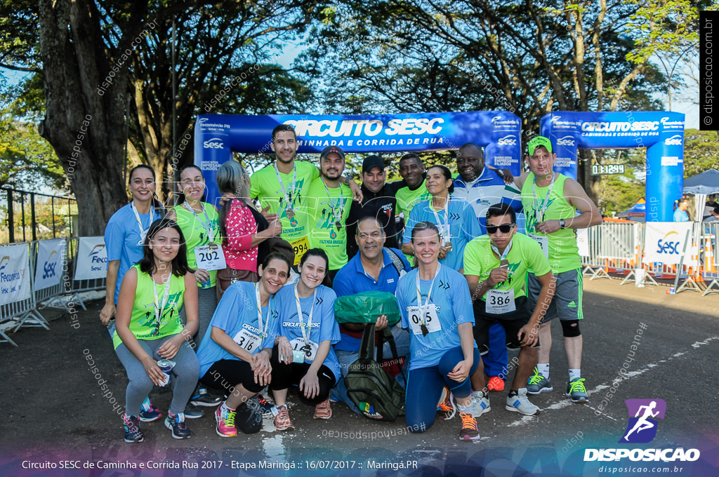 Circuito SESC de Caminhada e Corrida de Rua 2017 - Maringá