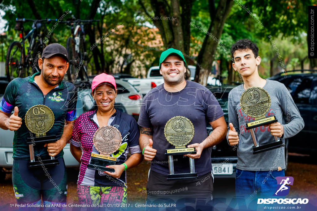 1º Pedal Solidário de Centenário do Sul