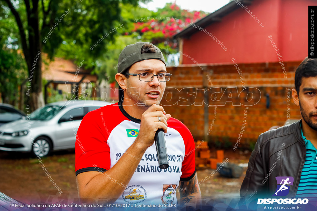 1º Pedal Solidário de Centenário do Sul